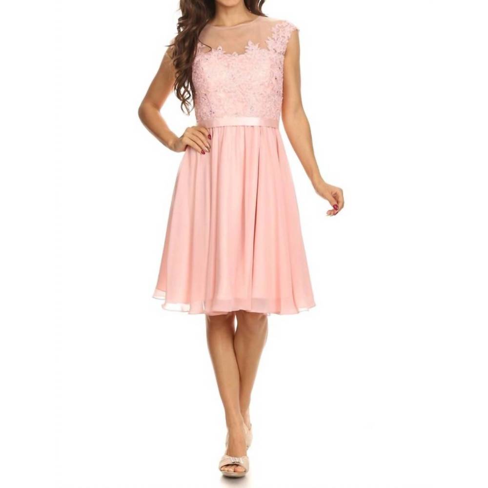 NEW EUREKA avery formal evening dress in pink